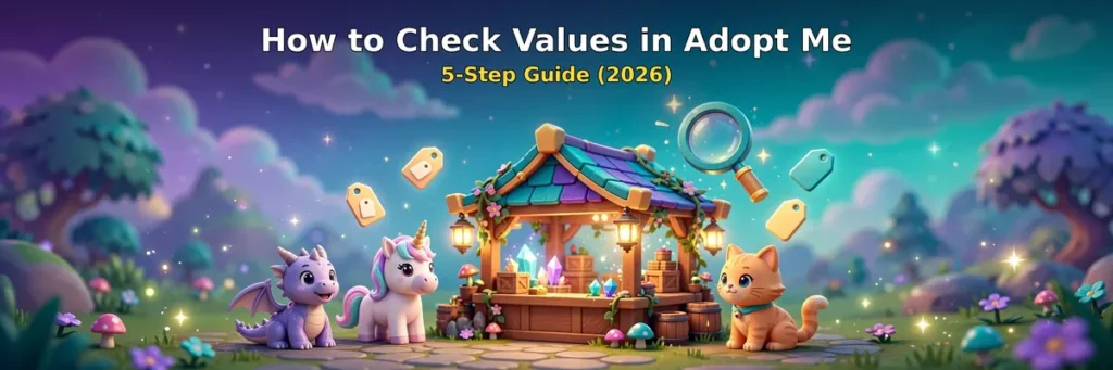 How to Check Values in Adopt Me: 5-Step Guide How to check values in Adopt Me: complete 2026 guide